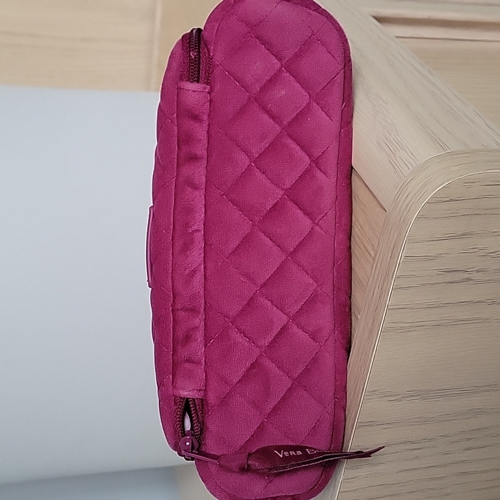 Vera Bradley Quilted Makeup Bag in Purple Fuscia - Picture 7 of 7